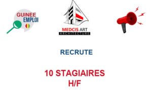 GROUPE MEDCIS ART RECRUTE 10 STAGIAIRES H/F 10-STG