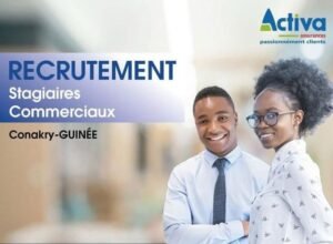 ACTIVA GUINEE RECRUTE DES STAGIAIRES COMMERCIAUX H/F 1782988000691