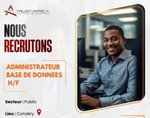 TRUST AFRICA RECRUTE ADMINITRATEUR BASE DE DONNEES H/F 1783942979763