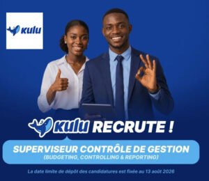 KULU GUINEE RECRUTE SUPERVISEUR CONTROLE DE GESTION H/F 1785173262076