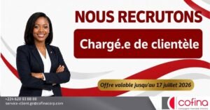 COFINA GUINEE RECRUTE CHARGE DE CLIENTELE H/F 747912942_1792899279298397_913894334857638553_n