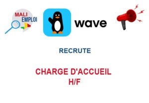 WAVE MALI RECRUTE CHARGE D'ACCUEIL H/F ACCUE