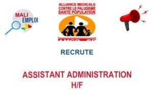 AMCP ALIMA RECRUTE ASSISTANT ADMINISTRATION H/F ASAD