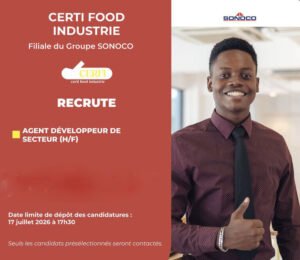 CERFI GROUPE SONOCO RECRUTE AGENT DEVELOPPEUR DE SECTEUR H/F ASRHPAIE