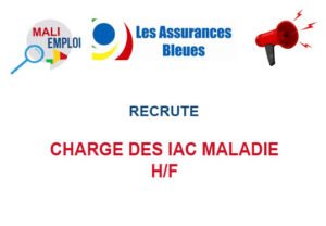 LES ASSURANCES BLEUES RECRUTE CHARGE DES IAC MALADIES H/F ASSBLE