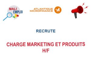 AMIFA MALI RECRUTE CHARGE MARKETING ET PRODUITS H/F CHARMARK