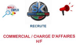 SERVICE KENEYA TON RECRUTE COMMERCIAL / CHARGE D'AFFAIRES H/F COMM-CH
