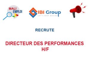 IBIGROUP RECRUTE DIRECTEUR DES PERFORMANCES H/F DIRPER