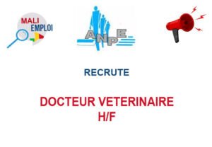 ANPE RECRUTE DOCTEUR VETERINAIRE H/F DOCVE