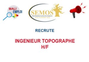 SEMOS RECRUTE INGENIEUR TOPOGRAPHE H/F INGNTOP