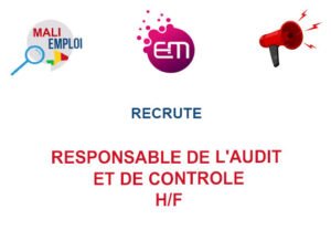 EMPLOI ET MOI RECRUTE RESPONSABLE DE L'AUDIT ET DE CONTROLE H/F RES