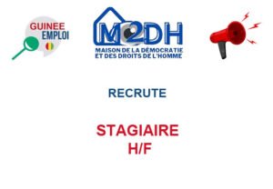 M2DH RECRUTE STAGIAIRE H/F STG