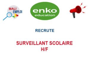 ENKO EDUCATION RECRUTE SURVEILLANT SCOLAIRE H/F SUVEILSC