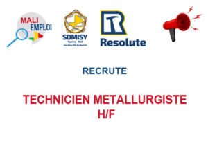 SOMISY RECRUTE TECHNICIEN METALLURGISTE H/F TECH-META
