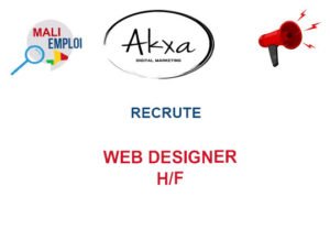 AKXA DIGITAL RECRUTE WEBDESIGNER H/F WEB-DES