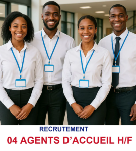 UNIVERSITE NONGO CONAKRY RECRUTE 04 AGENTS D'ACCUEIL H/F image