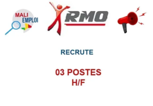 RMO MALI RECRUTE 03 POSTES H/F image