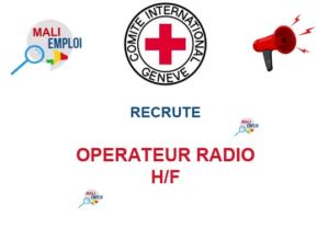 CICR MALI RECRUTE OPERATEUR RADIO H/F image