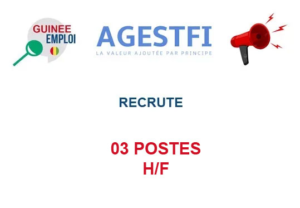 AGESTFI RECRUTE 03 POSTES H/F image
