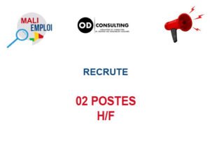 OD CONSULTING RECRUTE 02 POSTES H/F OD CONSULTING RECRUTE 02 POSTES H/F