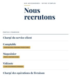 AVS ACCESSOIRES RECRUTE PLUSIEURS POSTES H/F 853483619_122250665234270619_4346463429555336778_n