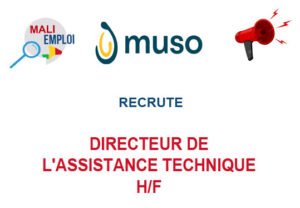 MUSO RECRUTE DIRECTEUR DE L'ASSISTANCE TECHNIQUE H/F DIRCTEC