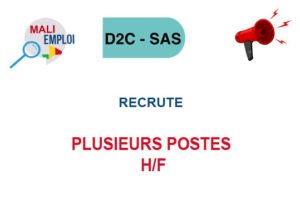D2C SAS RECRUTE PLUSIEURS POSTES H/F PLPOS